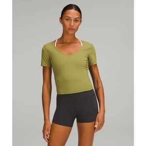 Lululemon | Align Tee | Bronze Green | 6 | NWT